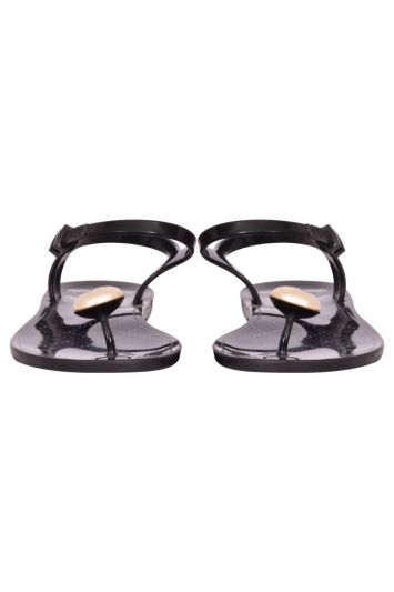 Chanel jelly flip flops on sale