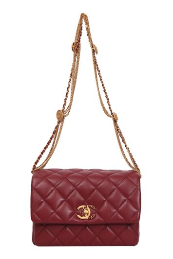 Chanel Brown Quilted Caviar Leather Classic Medium Double Flap Bag -  Yoogi's Closet