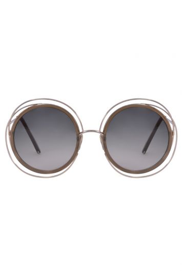Chloe Round Frog Sunglasses