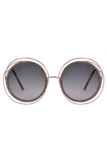 Chloe Round Frog Sunglasses