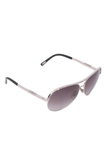 Chopard Waparound Silver Sunglasses