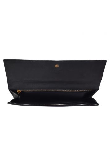 Christian Dior Cannage Black Leather Clutch