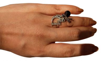 CHRISTIAN DIOR CHARMS RING