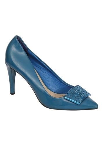 Christian Dior EU 36 Blue Cannage Pointed Heels