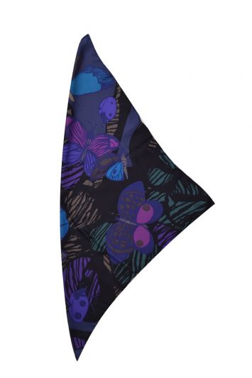 Christian Dior Graphic Butterfly Print Scarf