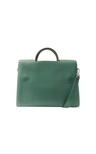 CHRISTIAN DIOR GREEN LEATHER LARGE DIOREVER TOTE