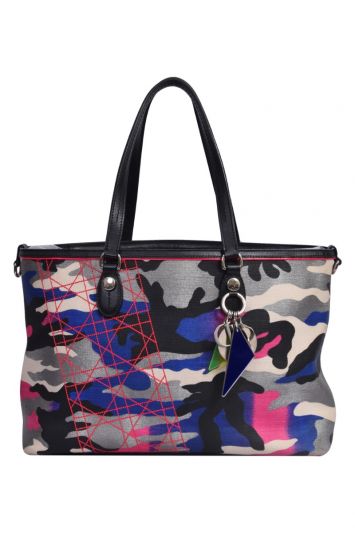 Christian Dior Medium AnselymReyle Camouflage Canvas Bag