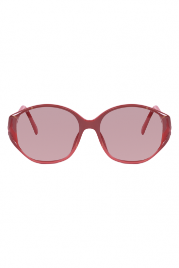 Christian Dior Vintage 2384 30Red Oversized Sunglasses