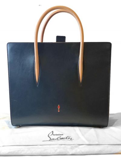 CHRISTIAN LOUBOUTIN BLACK PALOMA TOTE BAG