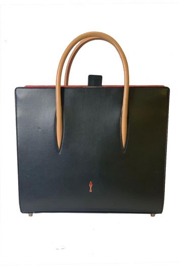 CHRISTIAN LOUBOUTIN BLACK PALOMA TOTE BAG