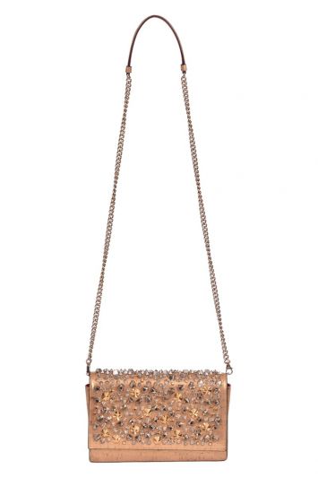 Christian Louboutin Paloma Golden Spikes Clutch Chain Bag