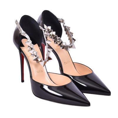 CHRISTIAN LOUBOUTIN PLANET AVA SPIKE PUMPS