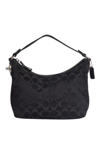 Coach Black Signature Shoulder Bag