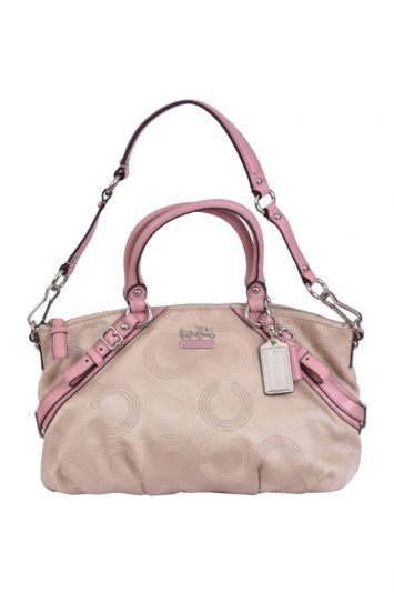 Coach Dotted OP Art Sophia Satchel Bag