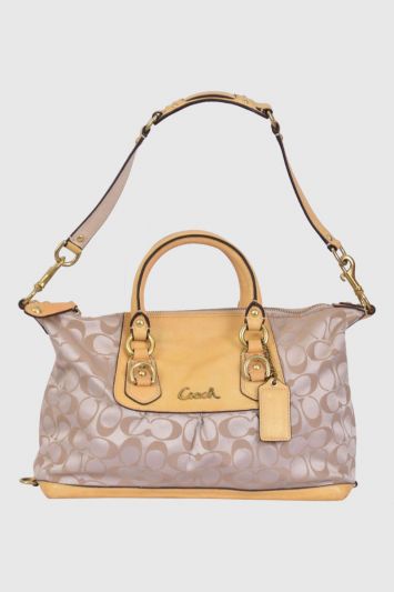 Coach Vintage Ashley Signature Satin Shoulder Bag