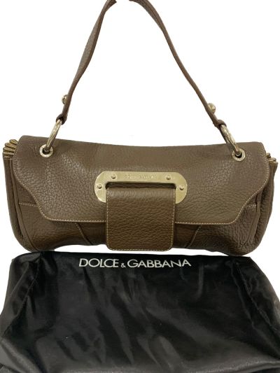 Dolce & Gabbana Brown Leather Anniversary Bag