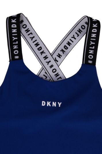 DKNY BLUE WHITE STRIPE DRESS