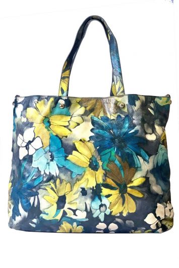 DOLCE AND GABBANA LARGE FLORAL TOTE