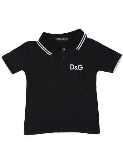 DOLCE & GABBANA BLACK LOGO T SHIRT