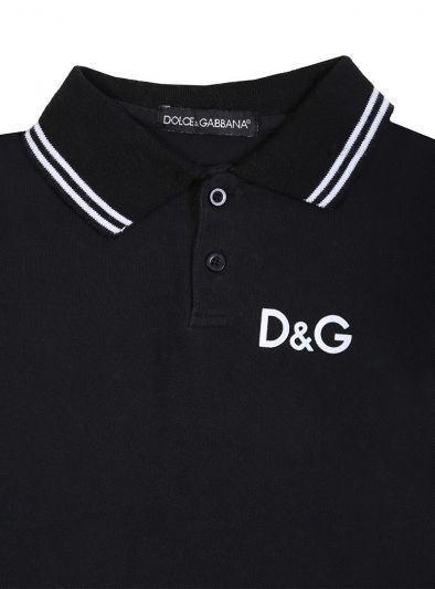 DOLCE & GABBANA BLACK LOGO T SHIRT