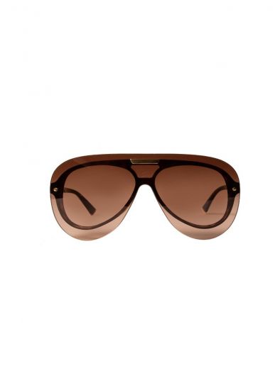 DOLCE & GABBANA BROWN OVER SIZED SUNGLASSES