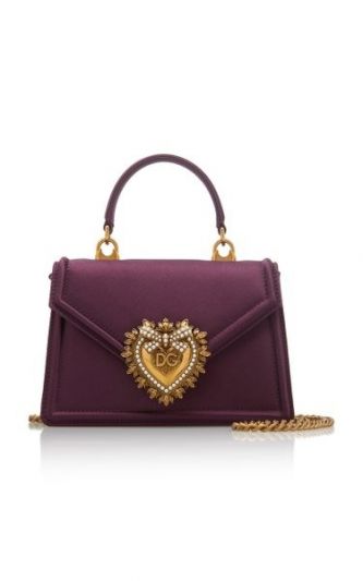 DOLCE & GABBANA DEVOTION SMALL SATIN BAG