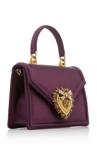 DOLCE & GABBANA DEVOTION SMALL SATIN BAG