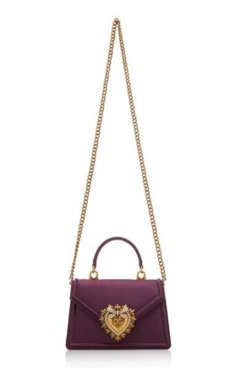 DOLCE & GABBANA DEVOTION SMALL SATIN BAG