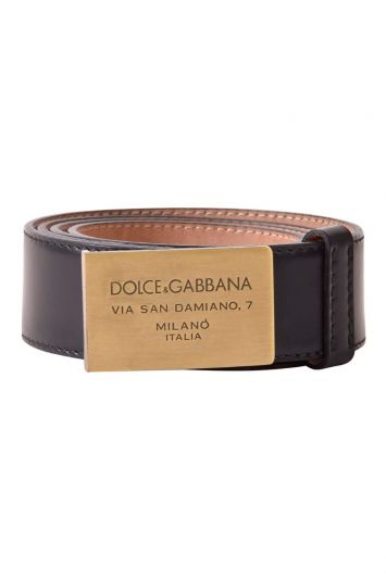 Dolce & Gabbana Plaque Belt