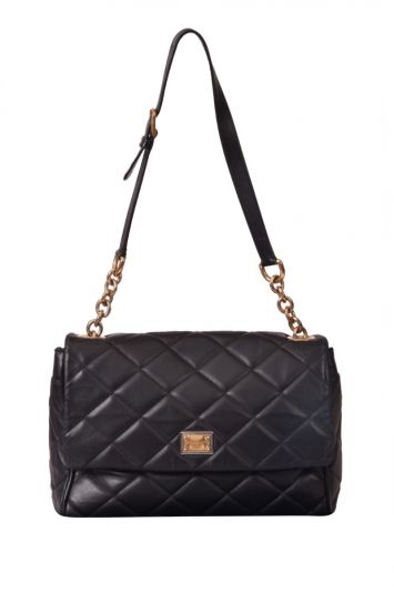 Dolce & Gabbana Pleated Miss Bauletto Dome Satchel Bag