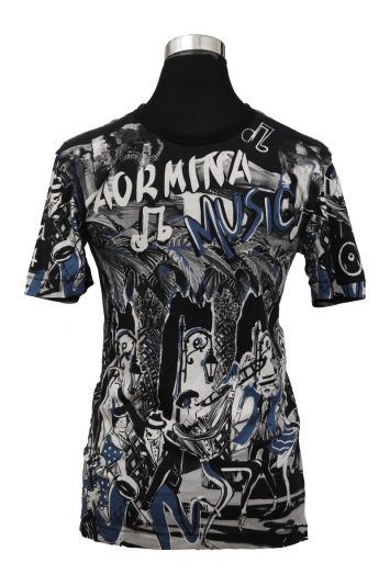 Dolce & Gabbana Size L Designer Printed T-shirt