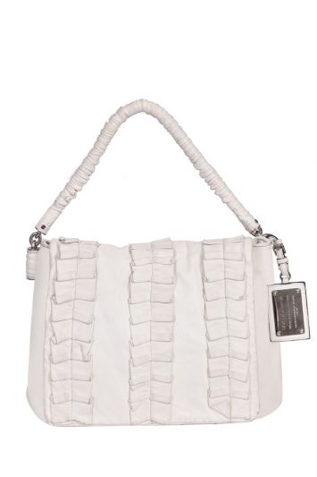 Dolce & Gabbana White Quilted Messenger Bag