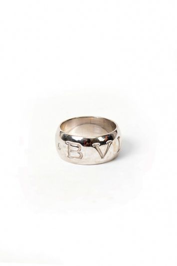 Bvlgari Monologo Signature White Gold Ring