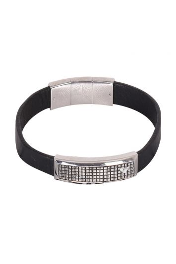 Emporio Armani Egs1688040 Mens Bracelet ($175) ❤ liked on Polyvore  featuring men's fashion, … | Stainless steel bracelet men, Stainless steel  bracelet, Mens jewelry