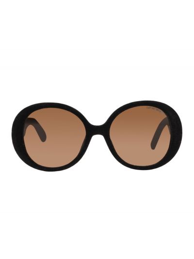 Emporio Armani Logo Velvet Flock Sunglasses