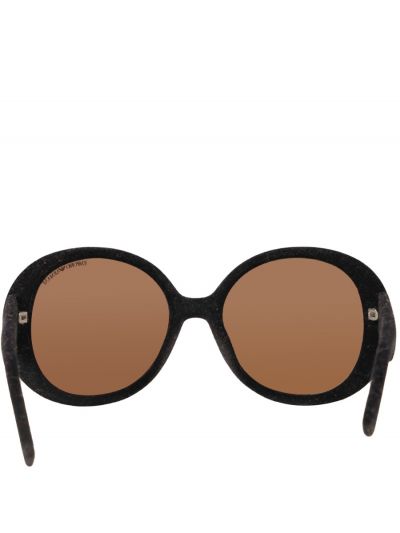 Emporio Armani Logo Velvet Flock Sunglasses