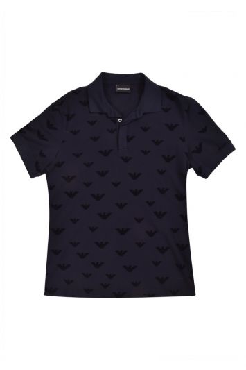 Emporio Armani Monogram Polo T-shirt