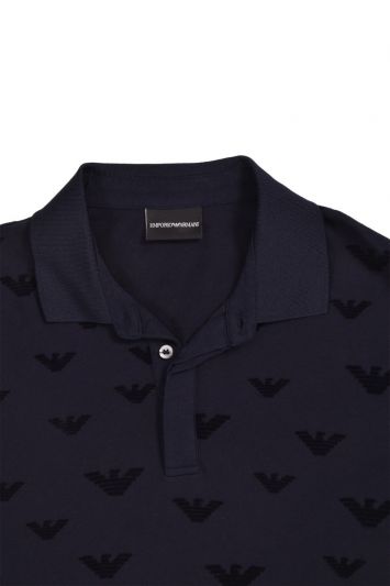 Emporio Armani Monogram Polo T-shirt