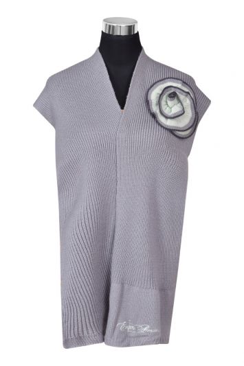 Emporio Armani Woolen Flower Shrug