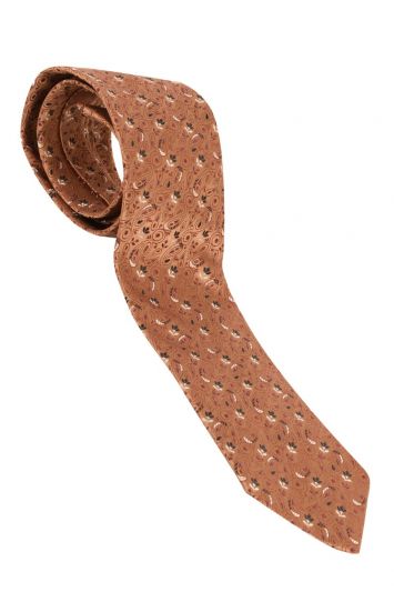 ERMENEGILDO ZEGNA EMBROIDERED TIE