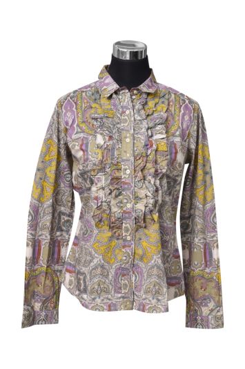 Etro Milano Multicolored Patterened Shirt