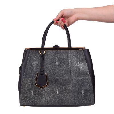 FENDI 2JOURS STINGRAY LIMITED EDITION TOTE