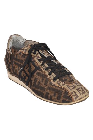 Fendi Brown Zucca Sneakers