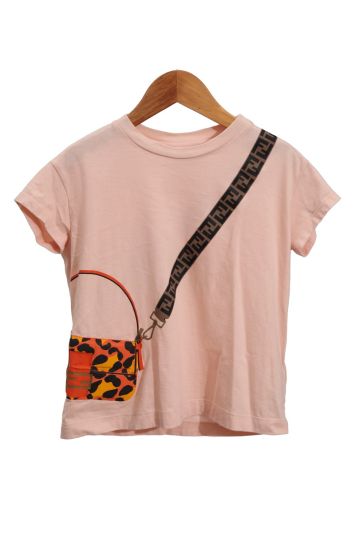 Fendi Kids Size 4A/ 4 Years  Pink T- shirt