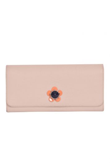 Fendi Leather Flower Wallet