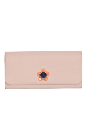 Fendi Leather Flower Wallet