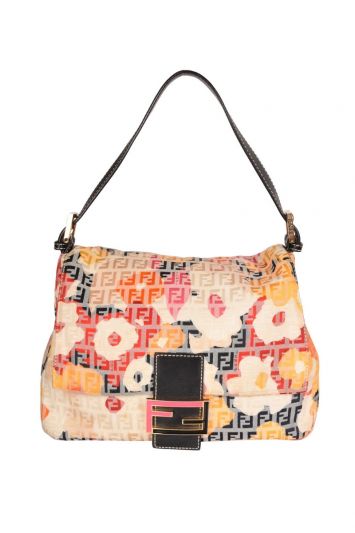 FENDI MAMA BUCKET MONOGRAM SHOULDER BAG