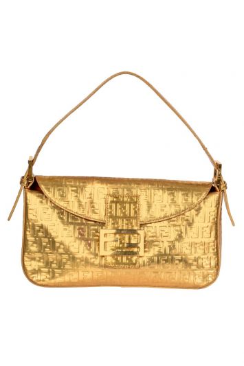 FENDI METALLIC MAMA BAGUETTE BAG