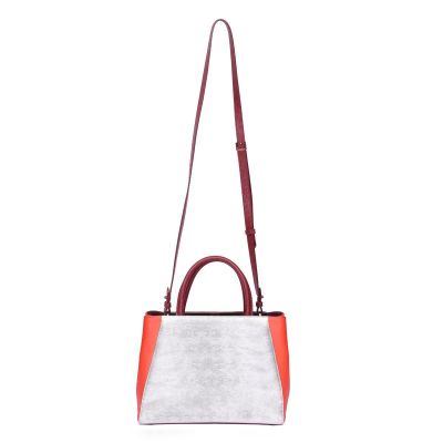 FENDI MULTICOLOR SMALL GEOMETRIC 2JOURS BAG