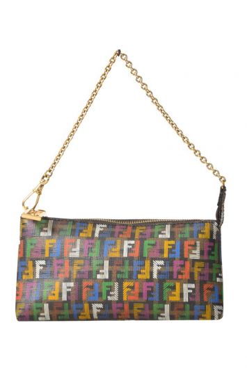 Fendi Multicolor Zucca Pochette